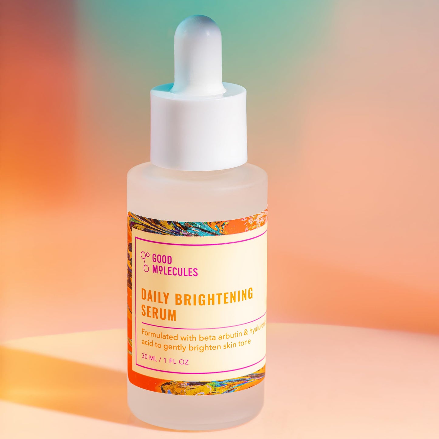 Good Molecules Daily Brightening Serum 30ml/1oz - Hydrating Facial Serum With Beta Arbutin And Hyaluronic Acid To Brighten, Moisturize, And Balance For Even Tone And Texture - Skin Care For Face