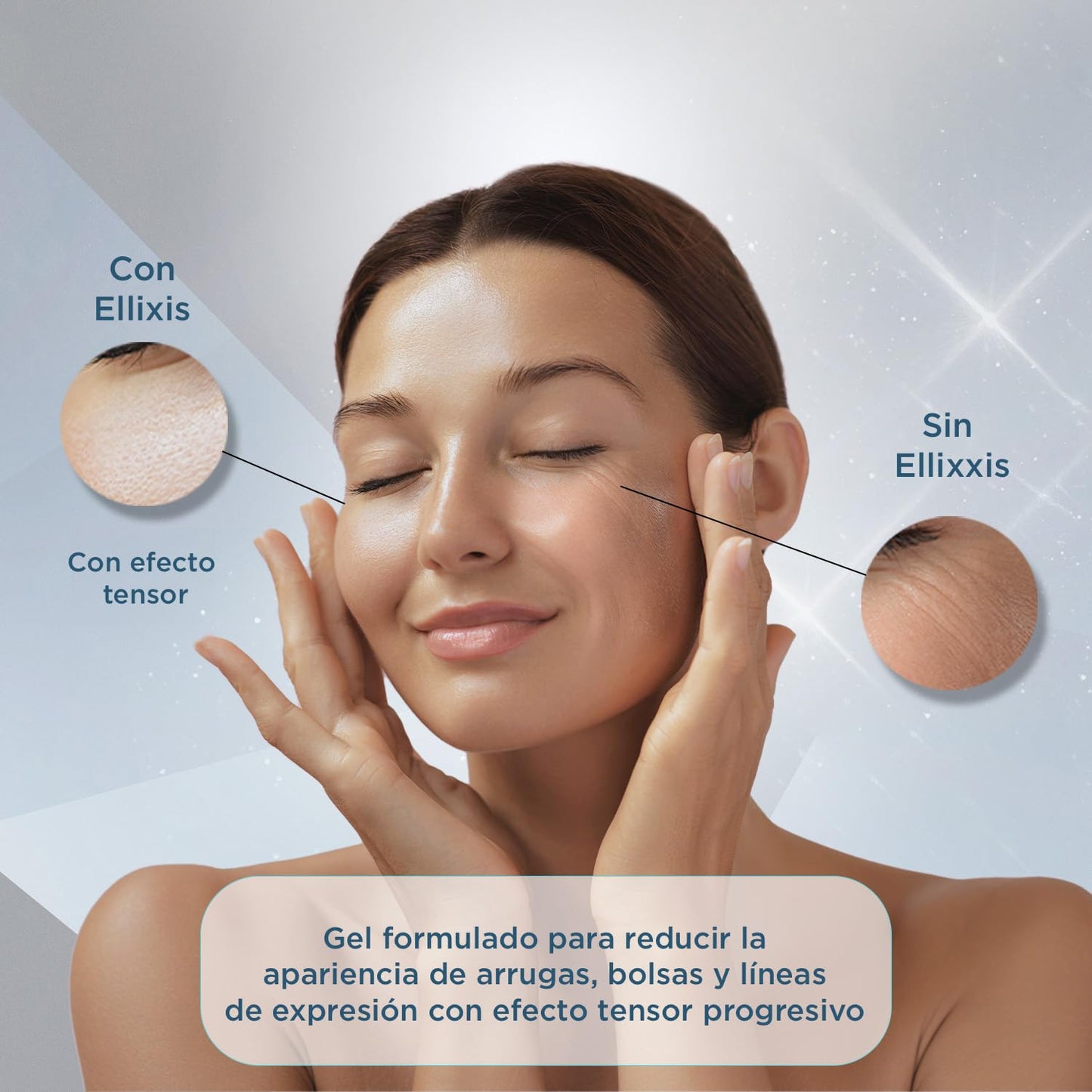 Suero Facial Ellixxis Beauty Reduce líneas de expresión y bolsas en los ojos con efecto Tensor
