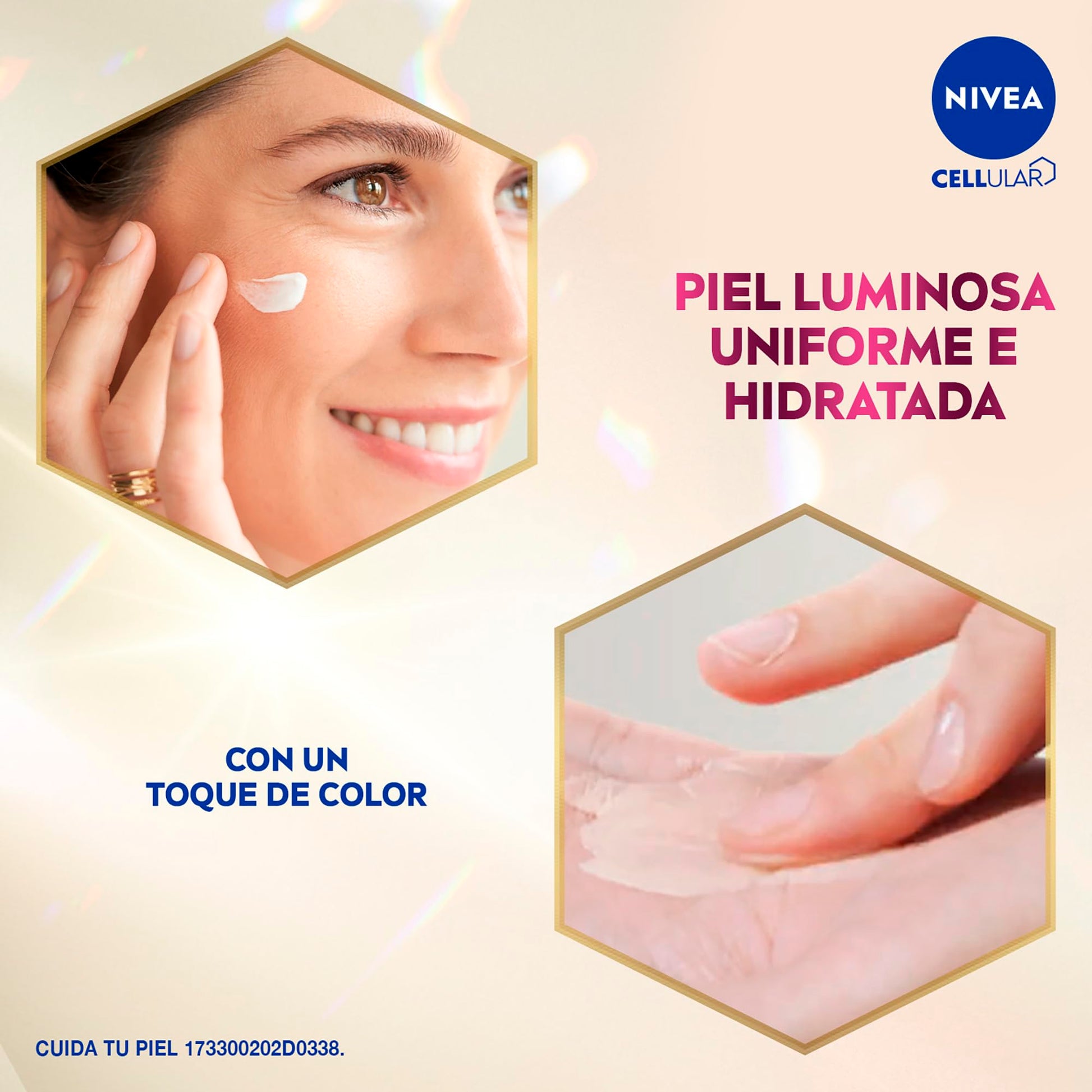 NIVEA Cellular LUMINOUS630 Anti-manchas Fluido Facial Aclarador de Piel FPS20 (40 ml) con un toque de color, Enriquecido Con Ácido Hialurónico y Vitamina E para una Piel Luminosa sin manchas por Edad, Solares u Hormonales