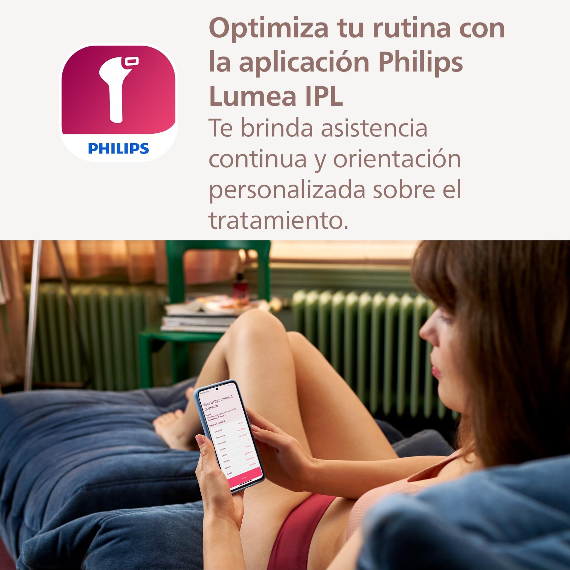 Philips Lumea Prestige Depiladora IPL, Luz Pulsada, inalámbrica, 4 Cabezales Inteligentes (Cuerpo, Bikini, Axilas y Cara) y SmartSkin Sensor, Rosa BRI958/00