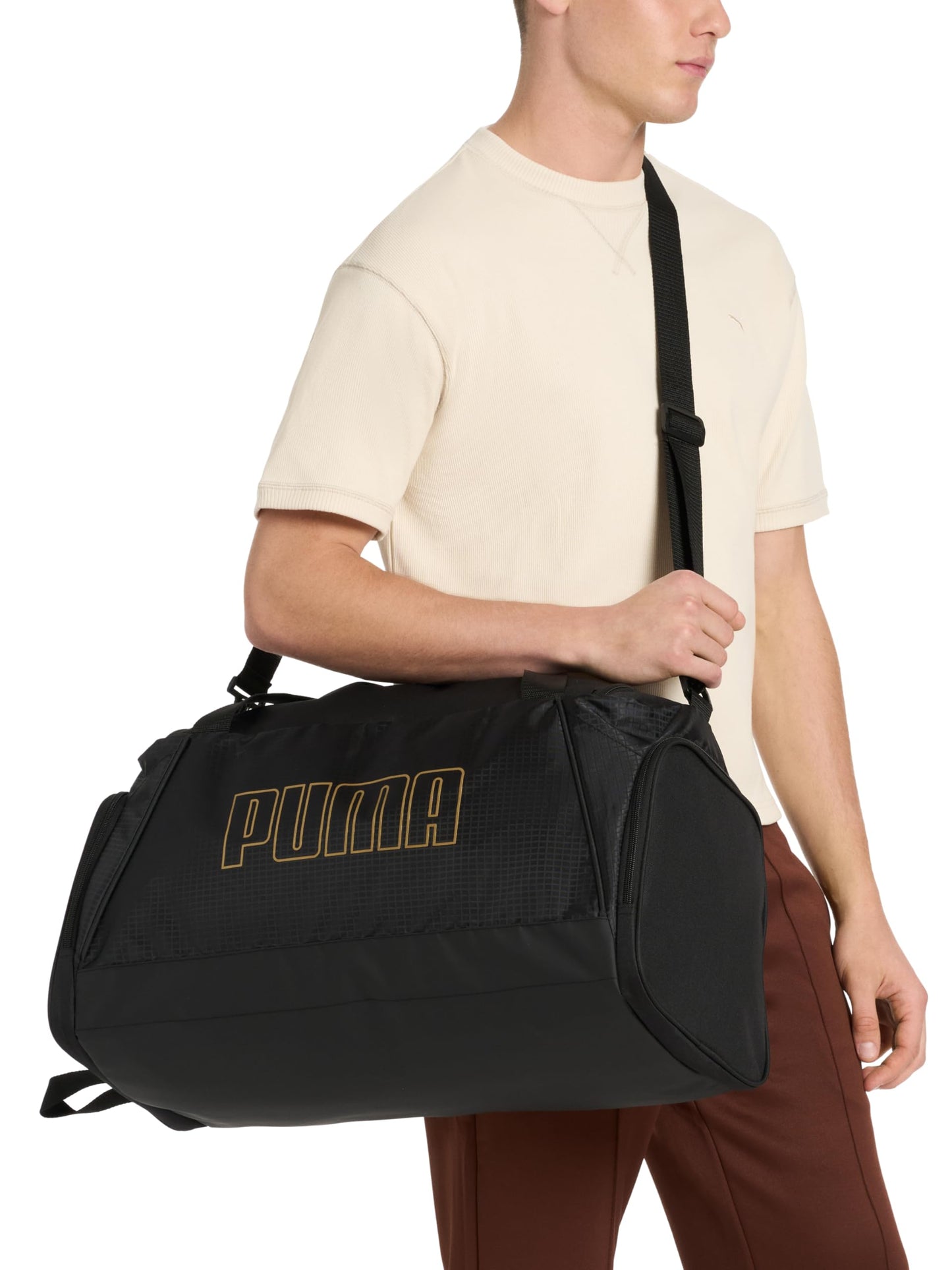 Bolsa de Lona PUMA Negro Oro Evercat Accelerator