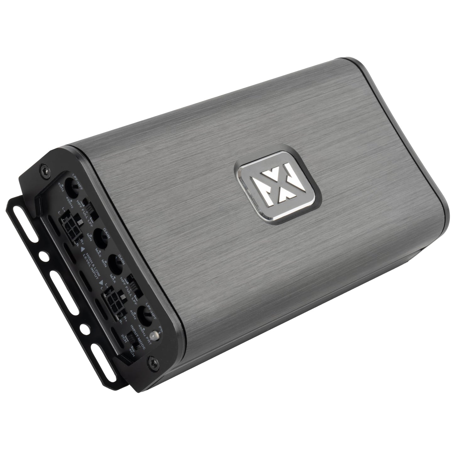 Amplificador Micro de 4 Canales NVX VADM4 400W RMS Clase D para Automóvil/Marino/Deportes Motorizados