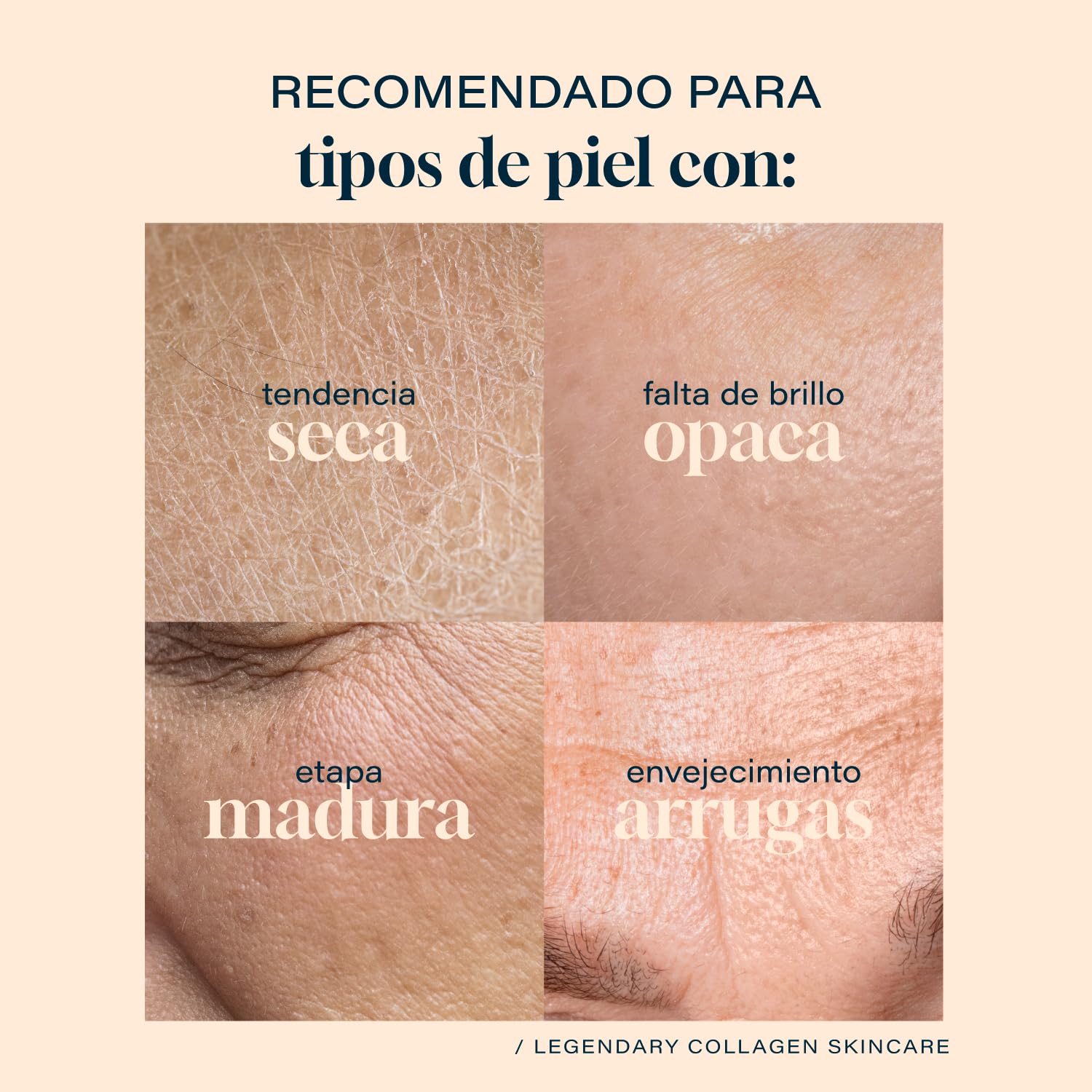 Collagenic | Serum Antiarrugas y Antiedad 6 en 1| Retinol y Colágeno Hidrolizado 50 ml | Serum Facial facial| Adicional con Baba de Caracol, Inositol, Vitamina E y Acido Hialurónico