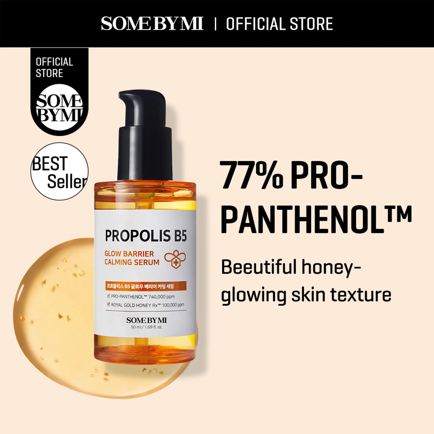 PROPOLIS B5 GLOW BARRIER CALMING SERUM / con Royal Gold Honey Rx