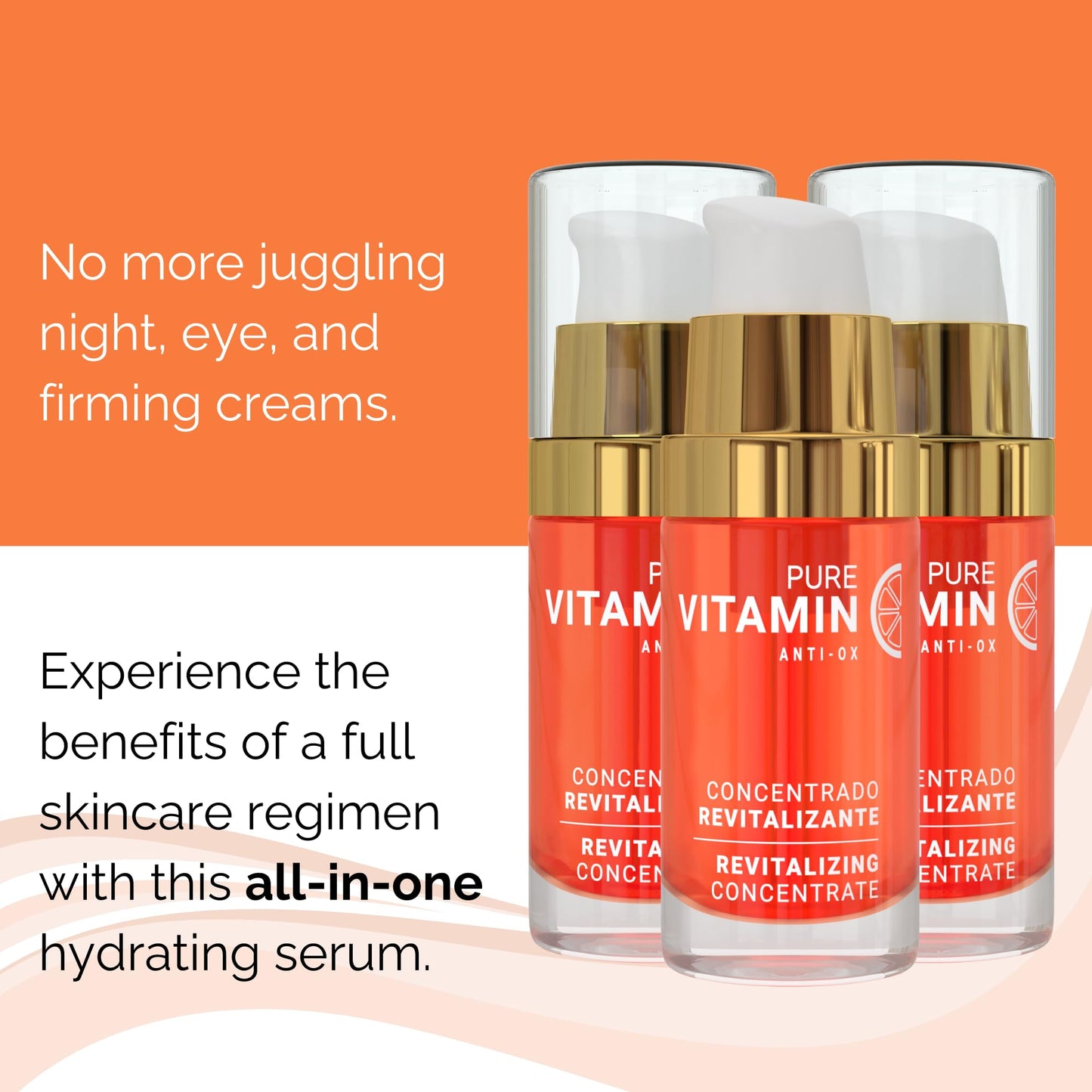 Noche Y Dia Night and Day Vitamin C Revitalizing Concentrate Serum for Face with Bitter Orange, Lemon, & Kiwi Seed 1.02 fl oz