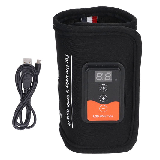 Calentador de Biberones Portátil USB Tipo C Temperatura Constante para Viaje de Bebé