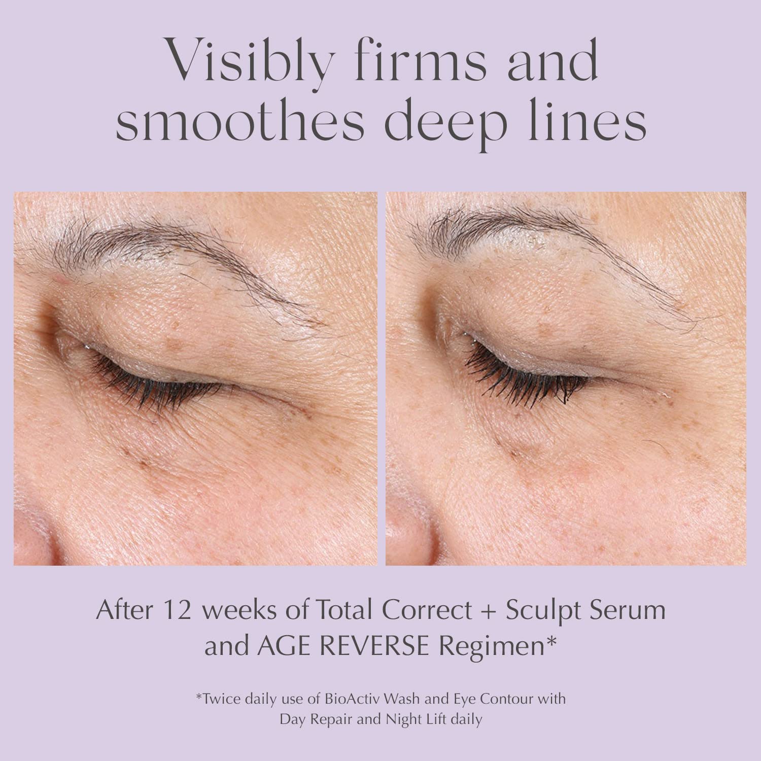 EXUVIANCE AGE REVERSE Total Correct + Sculpt Hydrating Antiaging Face Serum with Vitamin C, For fine lines and wrinkles, 1 fl. oz.