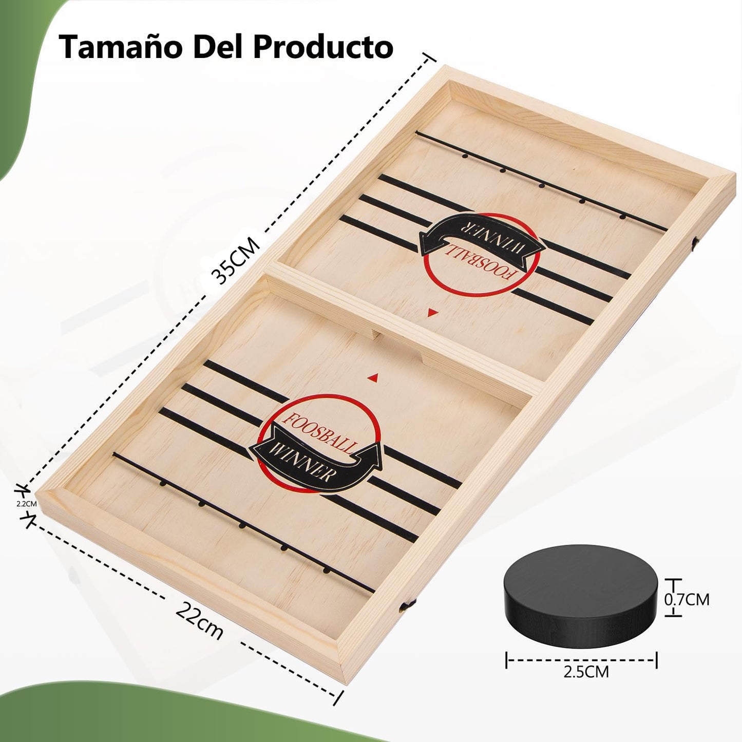DAMET Fast Sling Puck Game, Fast Sling Puck Juego, Juego de Hockey con Tirachinas, Fast Sling Puck Toy, Desktop Slingshot Board Games Toy, Ajedrez Catapulta Bumper Chess Slingshot Games Toy