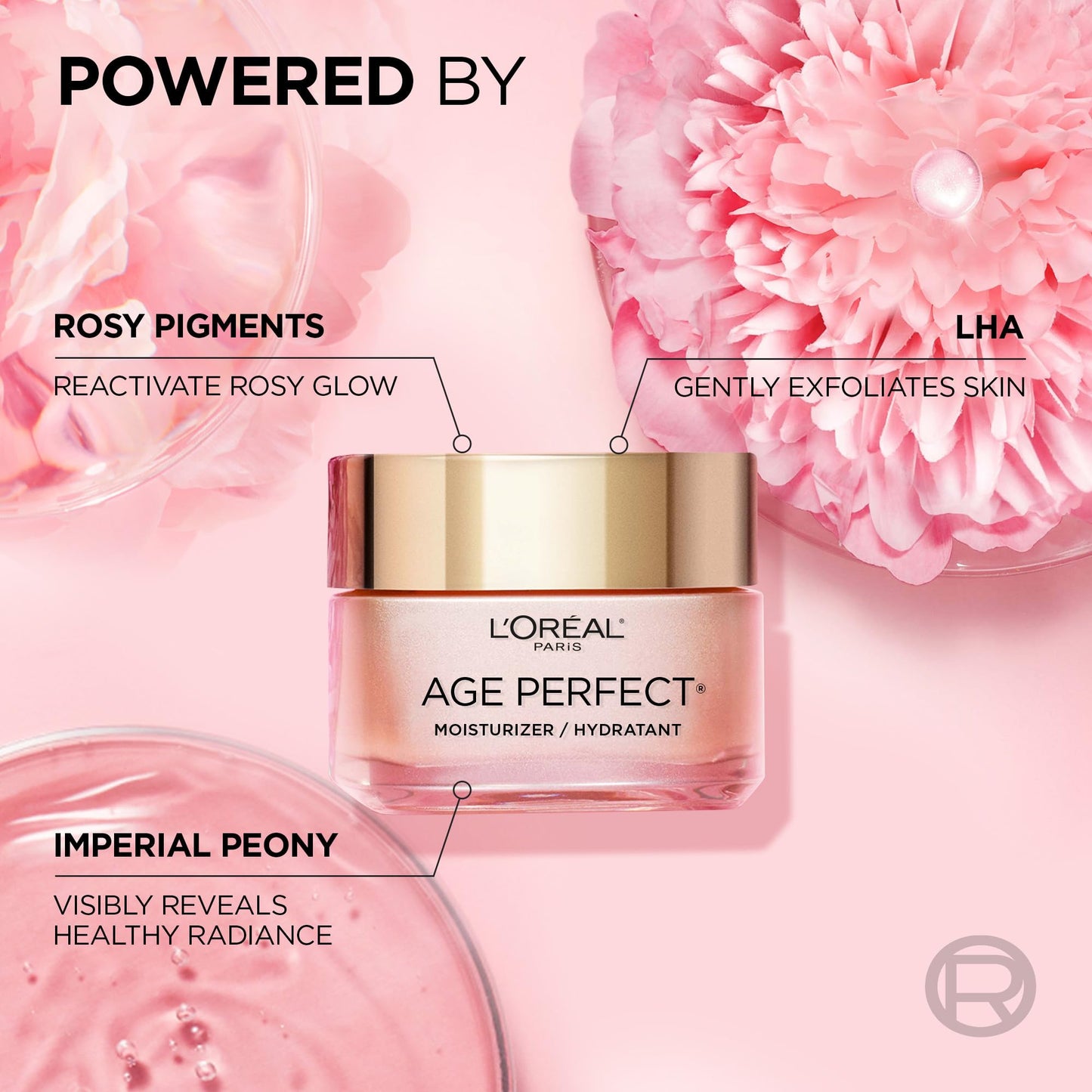L'Oréal Paris Age Perfect Cell Renewal* Rosy Tone Moisturizer, 1.7 oz.