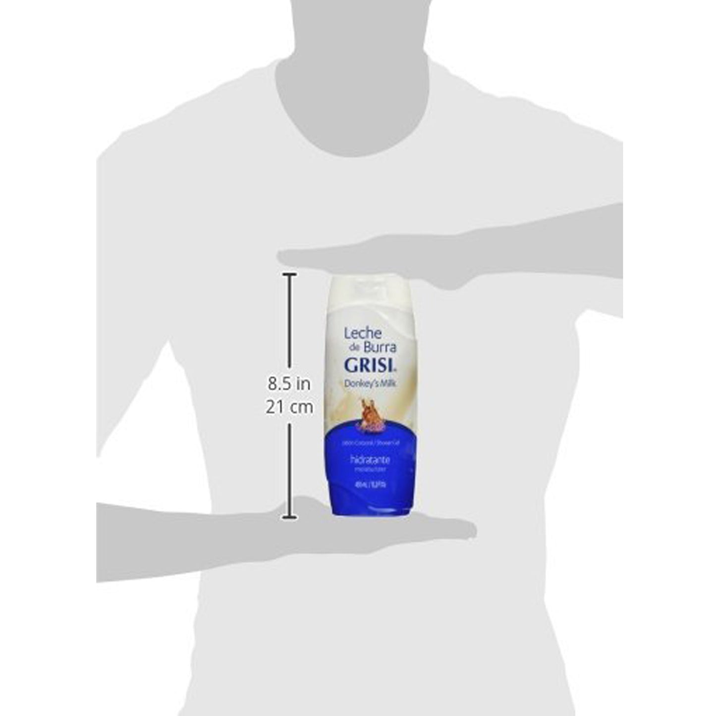 Leche De Burra Grisi Donkey's Milk Shower Gel Hidratante 15.2fl, Oz by Grisi
