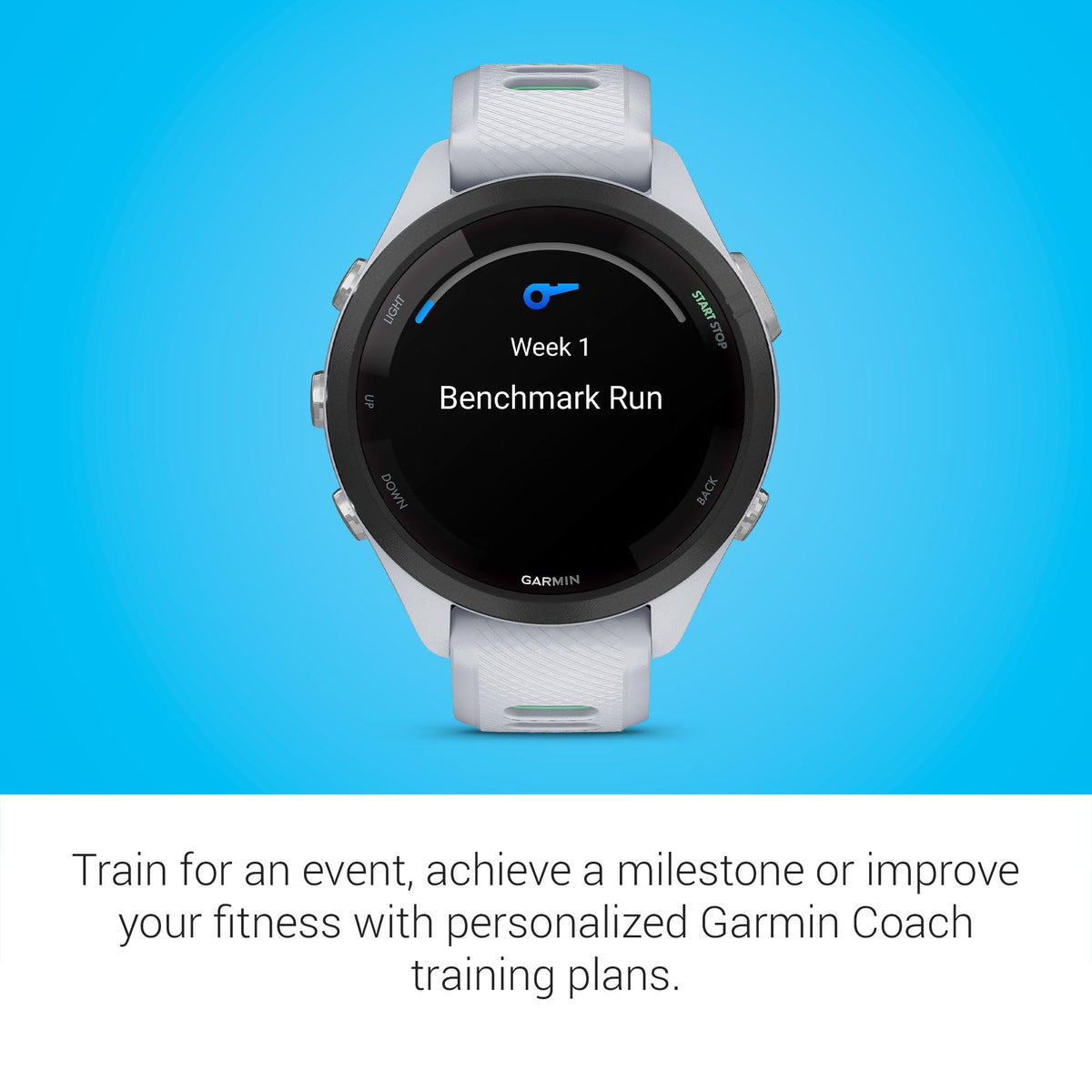 Reloj Garmin Forerunner 265S Blanco 42mm con Función de Música
