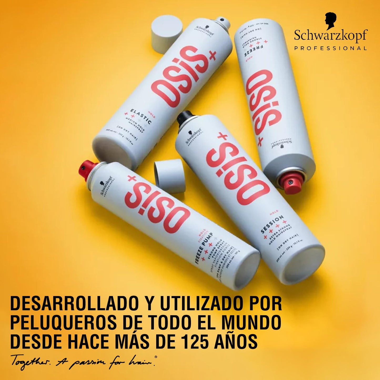 Laca OSIS Fijación Fuerte Secado Rápido Protección Térmica