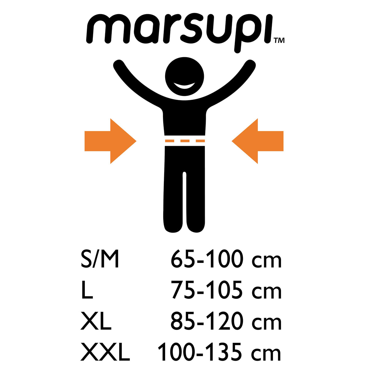 Marsupi Breeze, portabebés ajustable con 2 posiciones de transporte (frontal y cadera), cangurera desde recién nacido (3.5-15 kg), algodón orgánico y lino, Gris Claro Ligthgray, Talla: XL