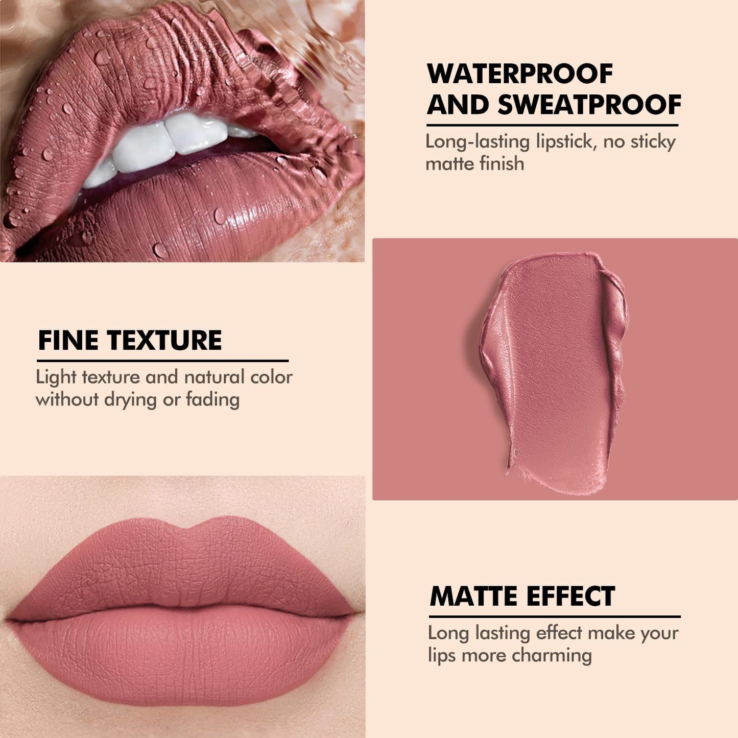 BLUEMEGA 12 Colores Labiales Mate Larga Duración | Regalo Ideal Mujer