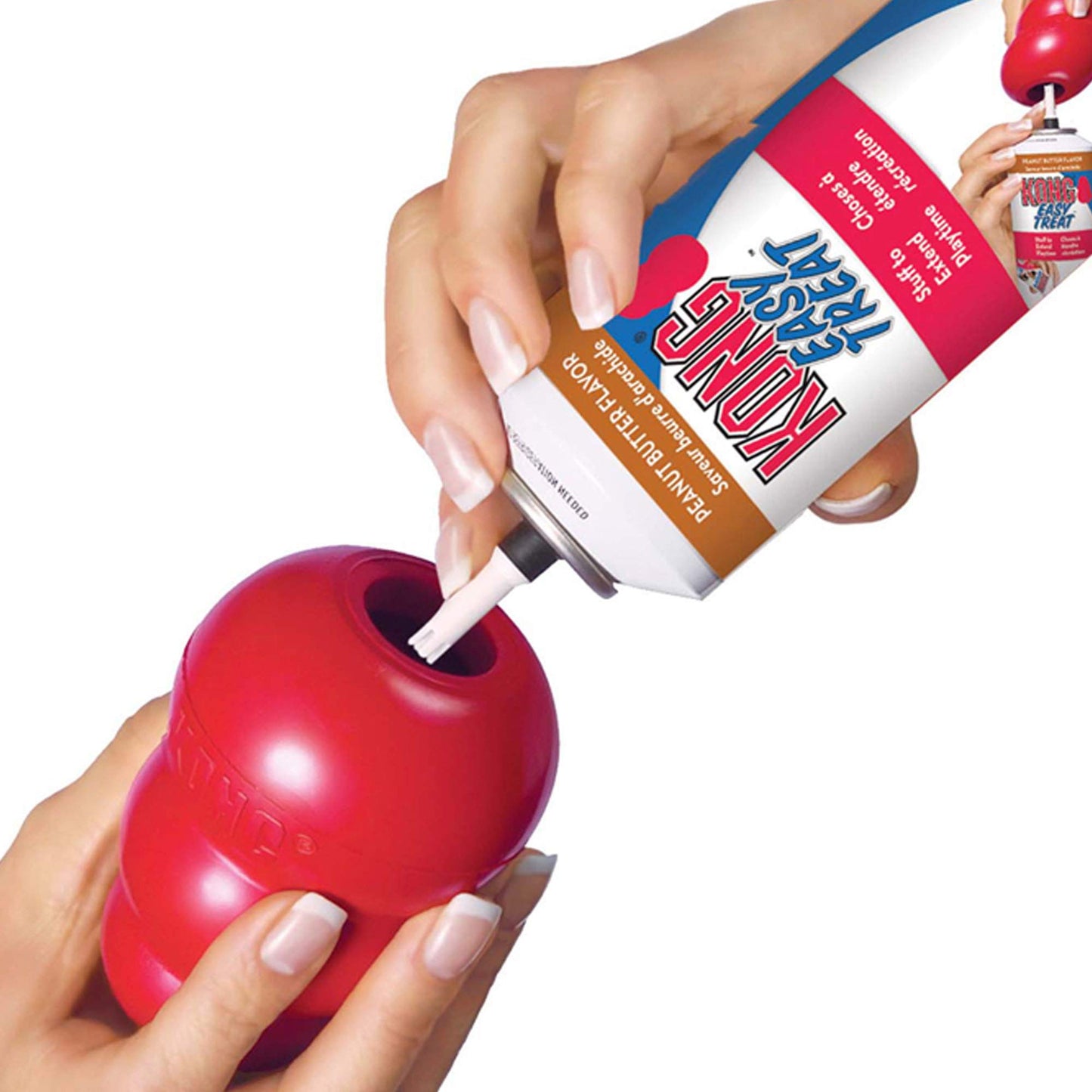 Kong Interactive Classic Toy, Color Rojo, Extra Chico