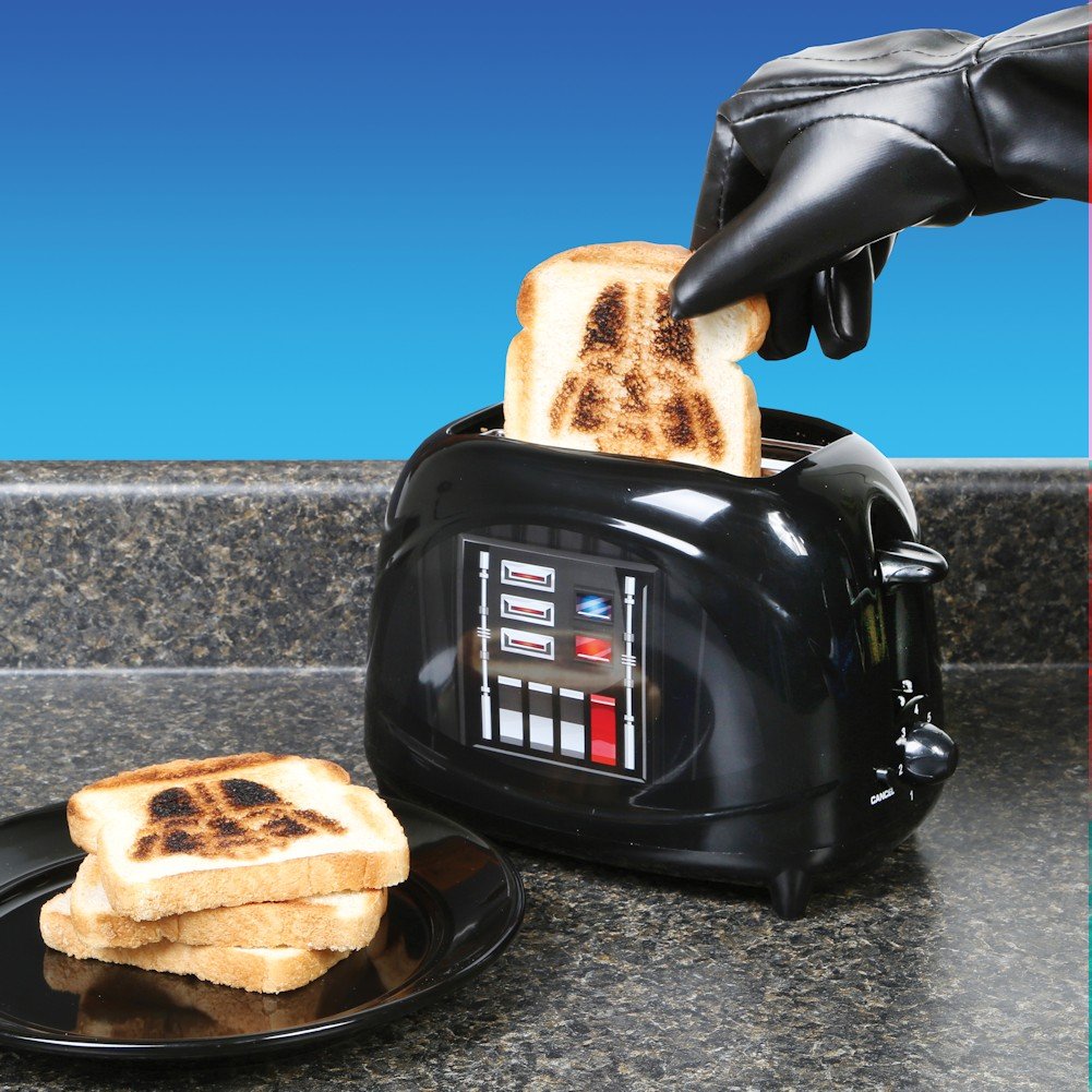 Star Wars Darth Vader tostador imperio de dos rebanadas