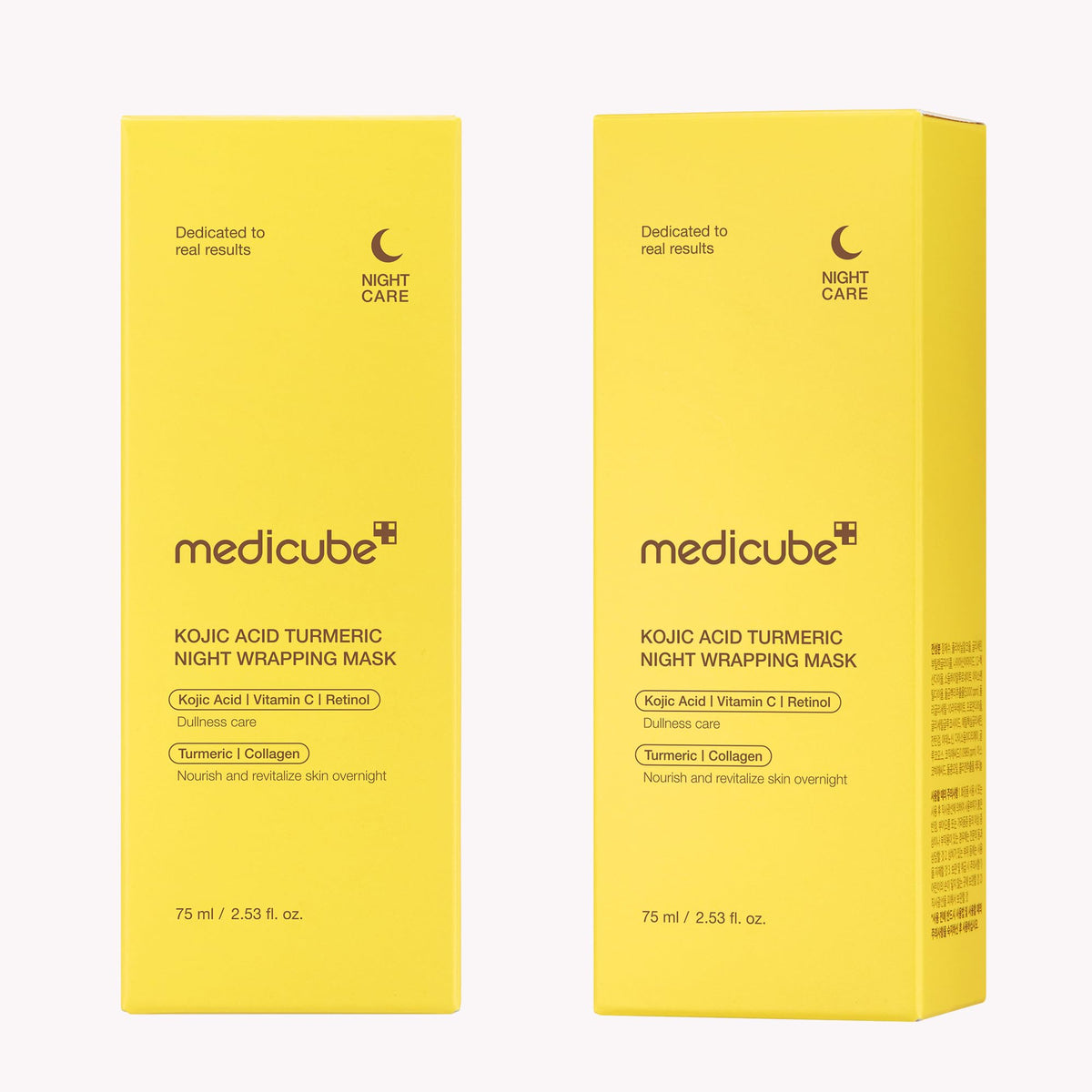 Kojic Acid Turmeric Night Wrapping Mask by Medicube for Women - 2.53 oz Mask