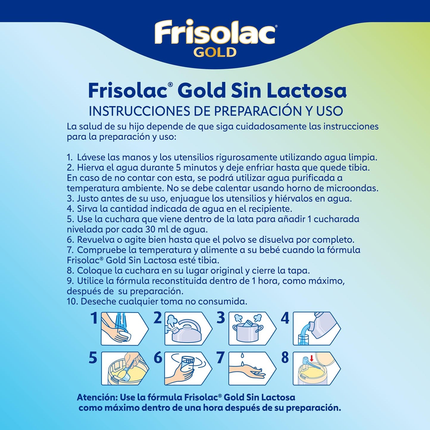 Frisolac Gold Sin Lactosa Lata 700 gr