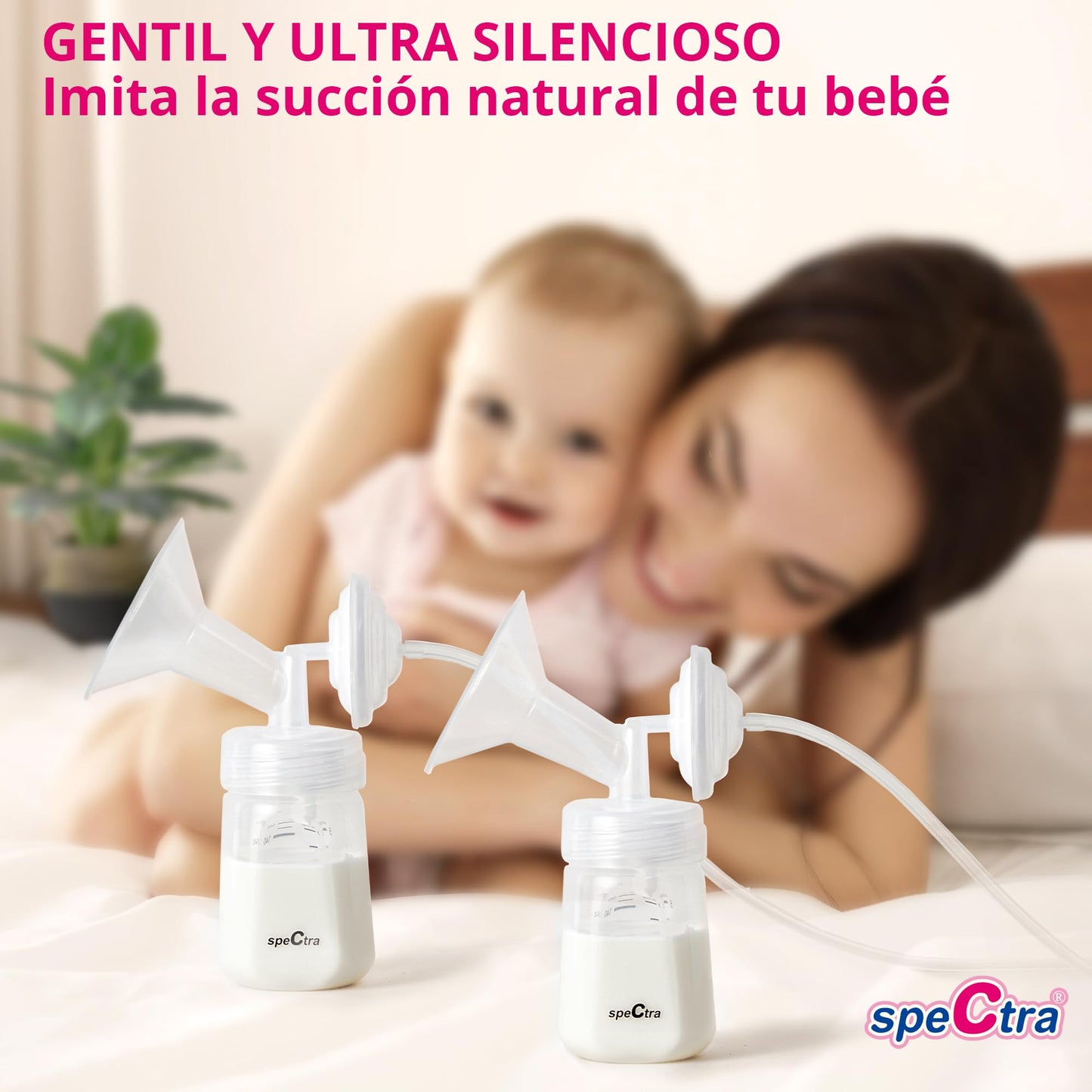 Extractor de Leche Eléctrico Doble Spectra 9 Plus Portátil con Hielera y Batería Recargable para Almacenamiento de Leche Materna