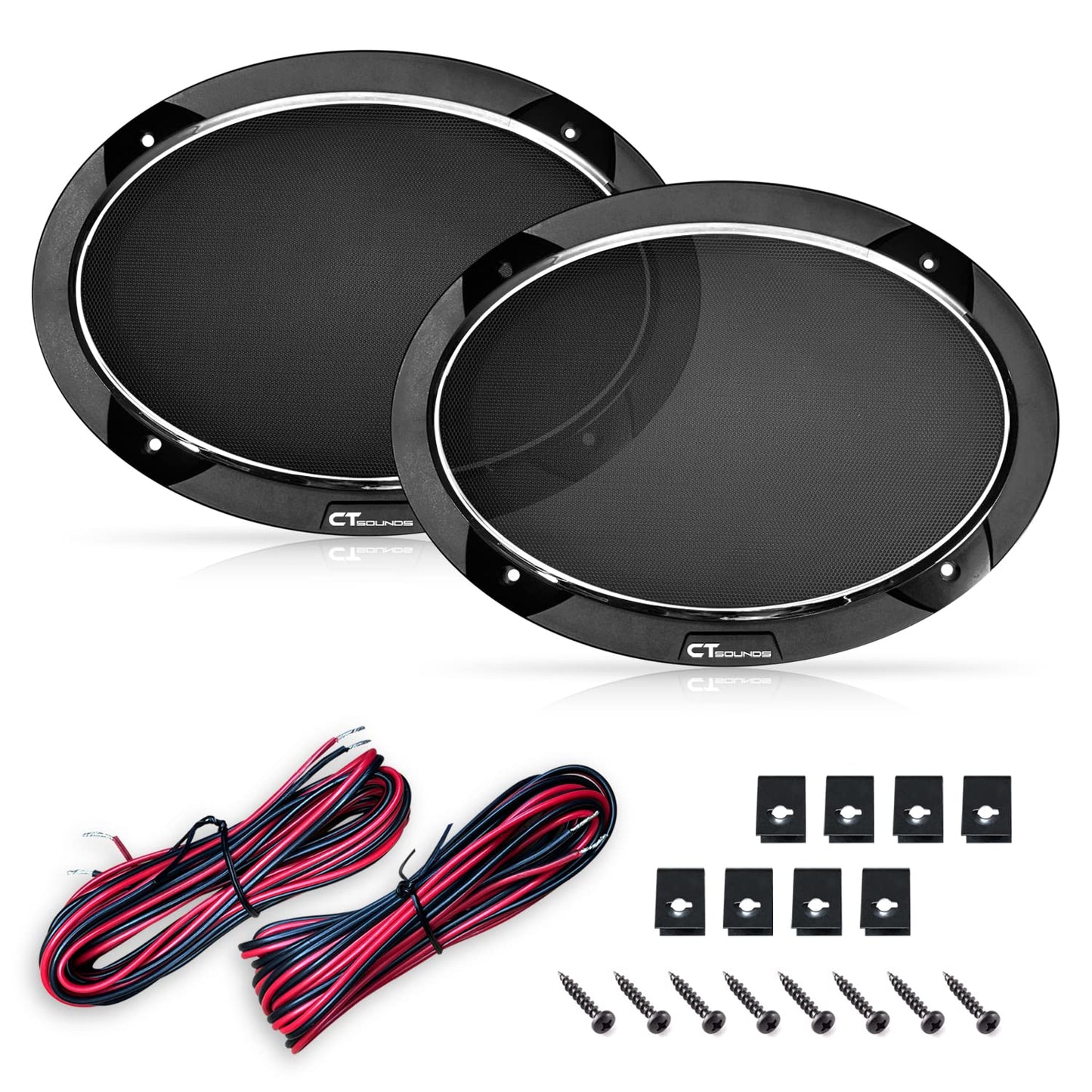 CT Sounds Meso 6x9 Inch 2 Way Silk Dome Full Range Coax Coaxial Speakers (Pair)