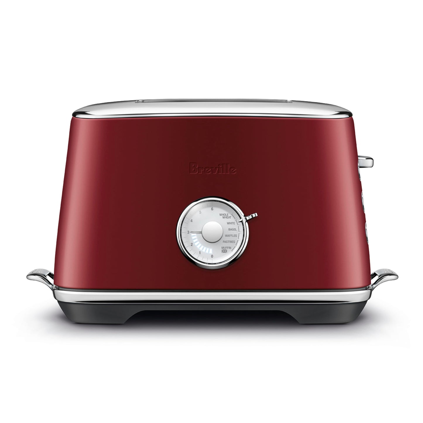Breville Luxe tostador de 2 rebanadas BTA735RVC, pastel de terciopelo rojo