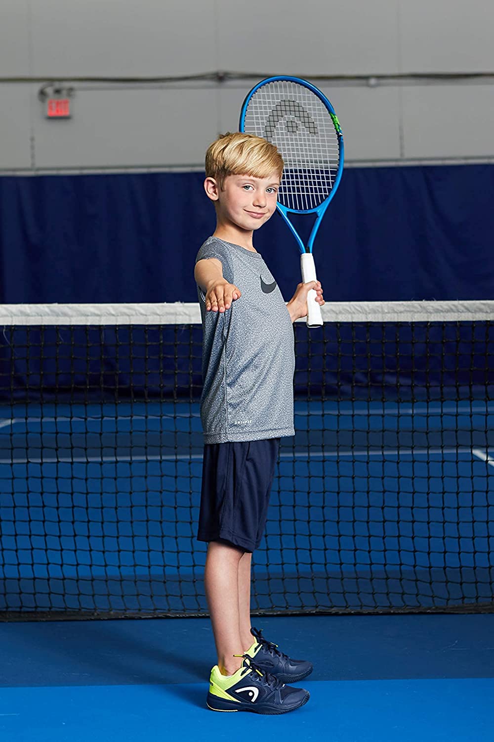 HEAD Speed Kids Raqueta de Tenis – Raqueta de Equilibrio de luz para Principiantes, Paquete sin frustraciones, 25 Pulgadas, Azul