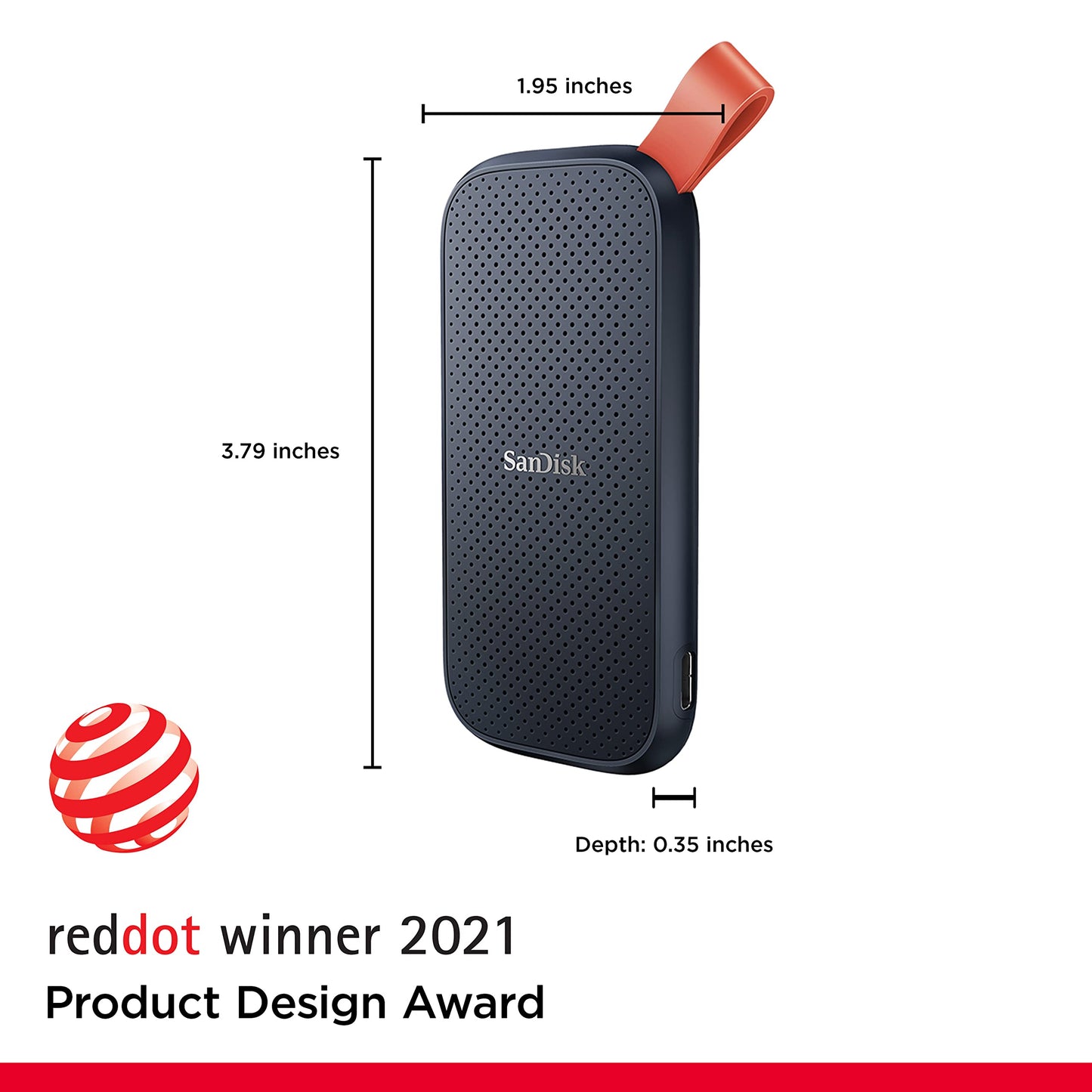 SSD Portátil SanDisk 1 TB USB-C Azul hasta 800 MB/s