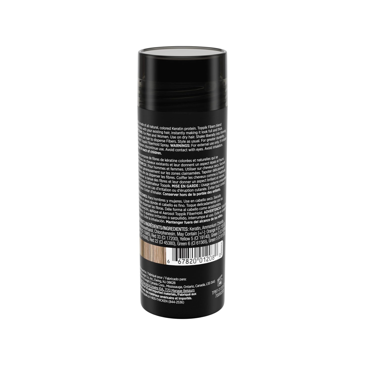 Toppik - Fibras para fortalecer el cabello, rubio medio, 0.97 oz.