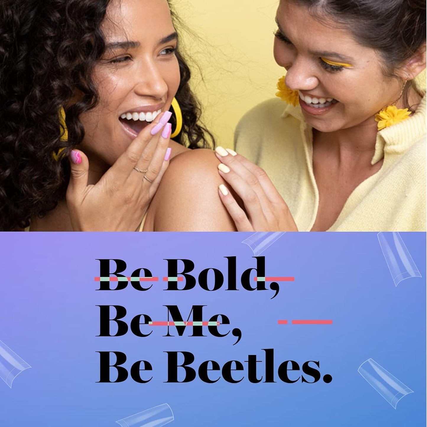 Mini luz ultravioleta Beetles para uñas de gel, curado instantáneo, innovador con sensor inteligente para un sistema de extensión fácil y rápido, luz LED ultravioleta portátil para manicura para esmalte de uñas en gel, arte de uñas DIY