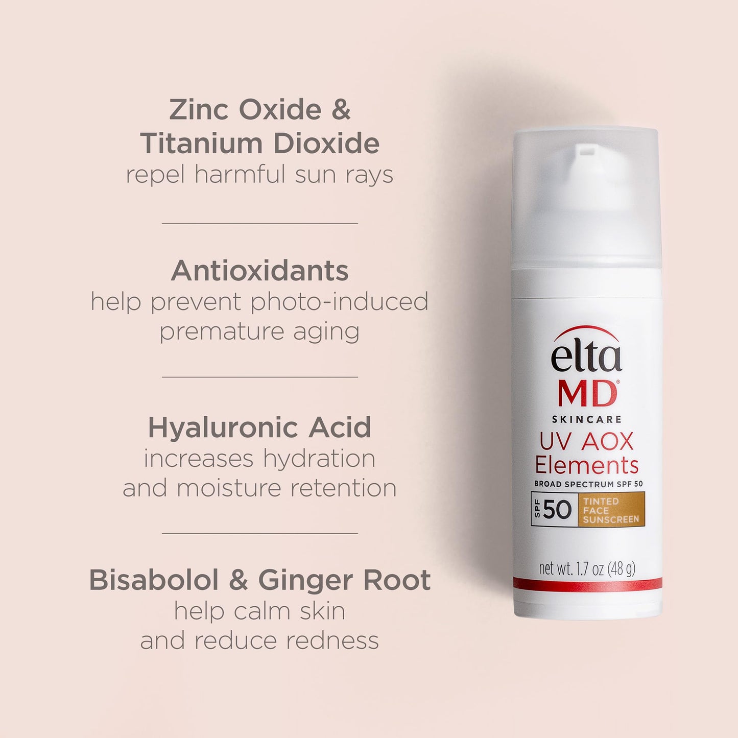 EltaMD SKINCARE UV Elements SPF 44 Broad-Spectrum Sunscreen, 2 Oz.