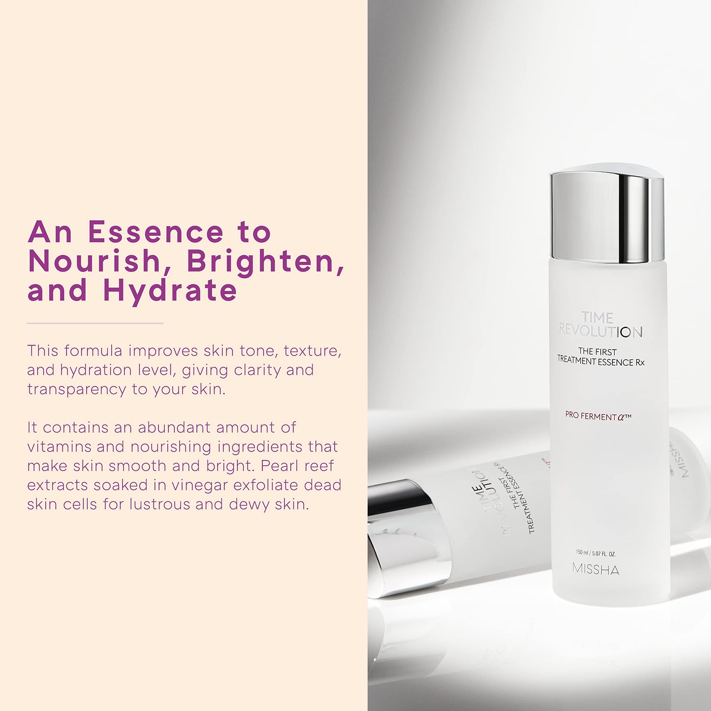 Time Revolution First Treatment Essence Rx 5.07 FL.OZ - Esencia para primer tratamiento (150 ml)