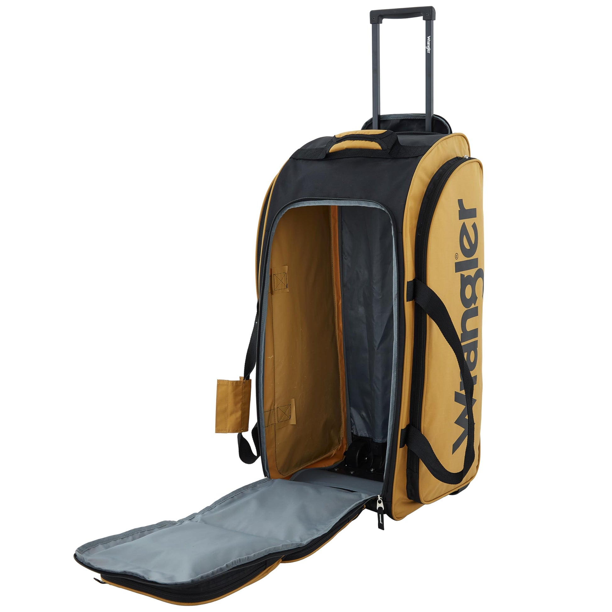 Bolsa de Lona con Ruedas Wrangler Dorado Ámbar Grande 76 cm