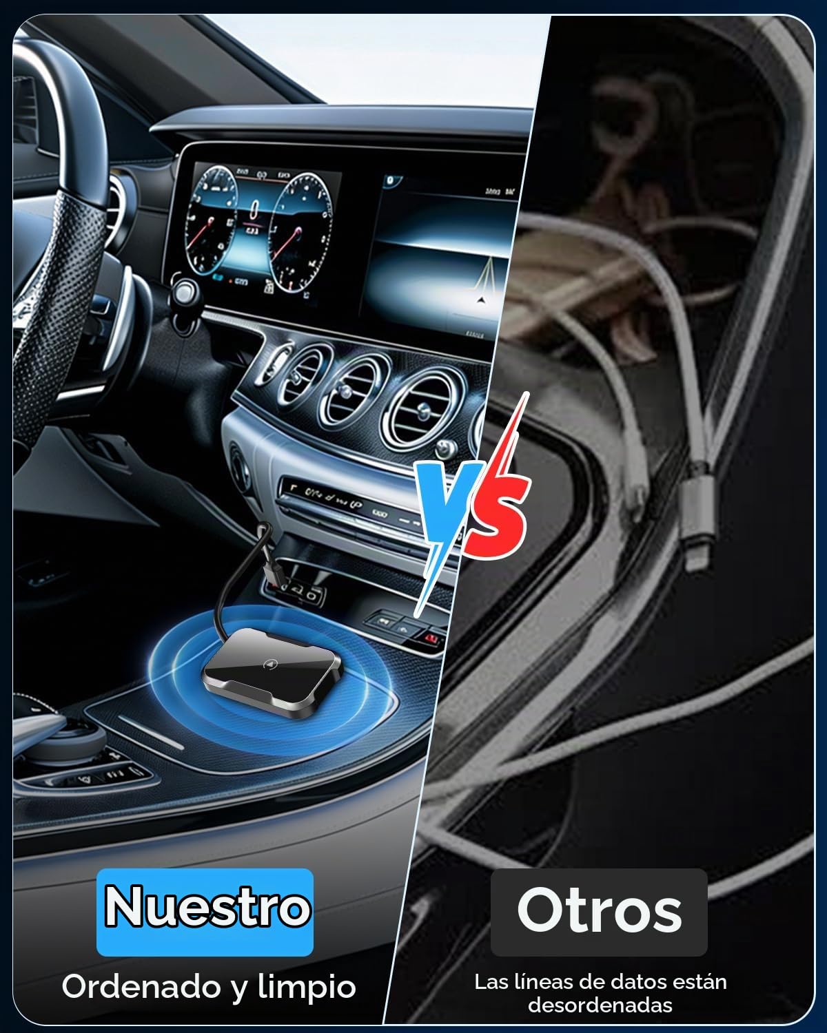 Adaptador Inalámbrico Musclez Blanco con Transmisión Dual WiFi y Bluetooth
