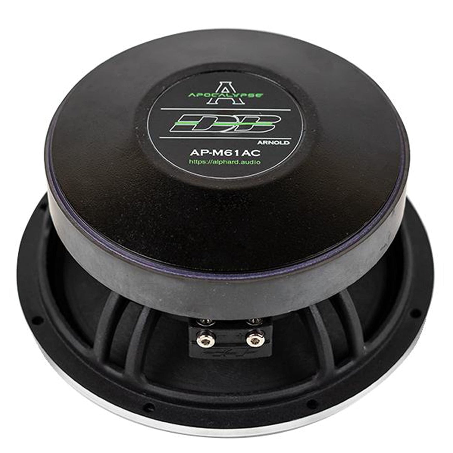 Deaf Bonce - Juego de altavoces de rango medio de 6.5 pulgadas, 180 W, RMS de 4 ohmios, serie Apocalypse AP-M61AC