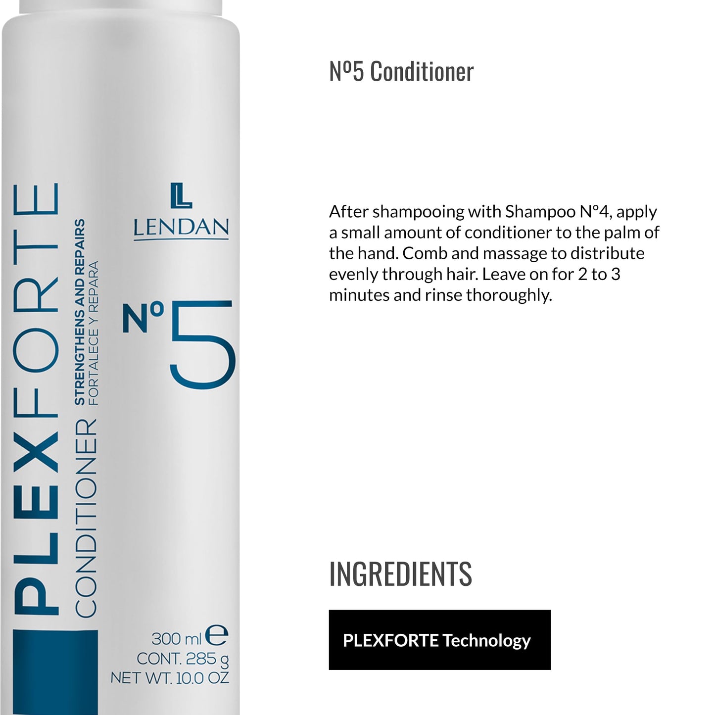 Lendan Plexforte #5 Acondicionador Fortalecedor - 300 ml