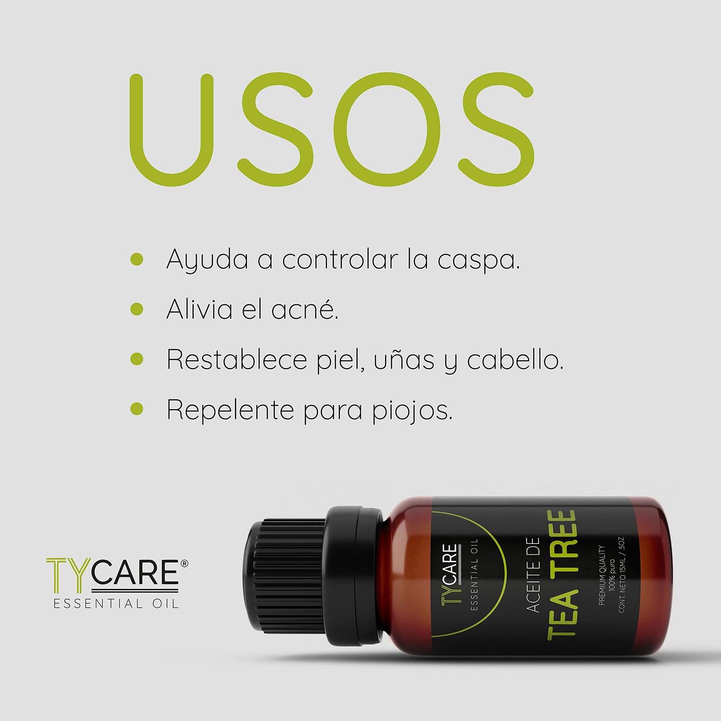 Aceite Esencial Melaleuca Alternifolia Premium Quality 100% Puro 15 ml