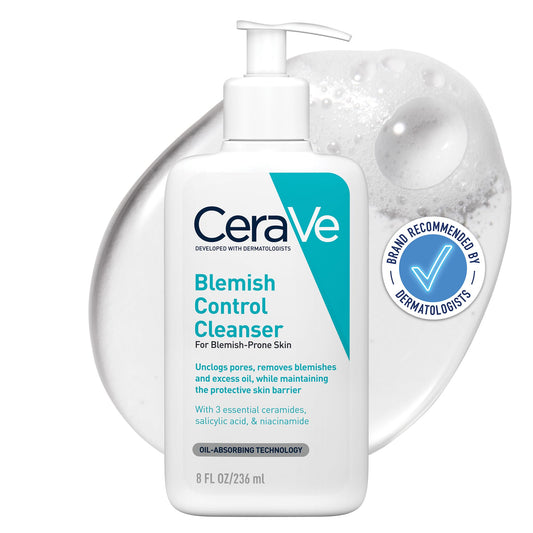 CERA VE Espuma limpiadora antiacné 236 ml | Controla imperfecciones y brillos