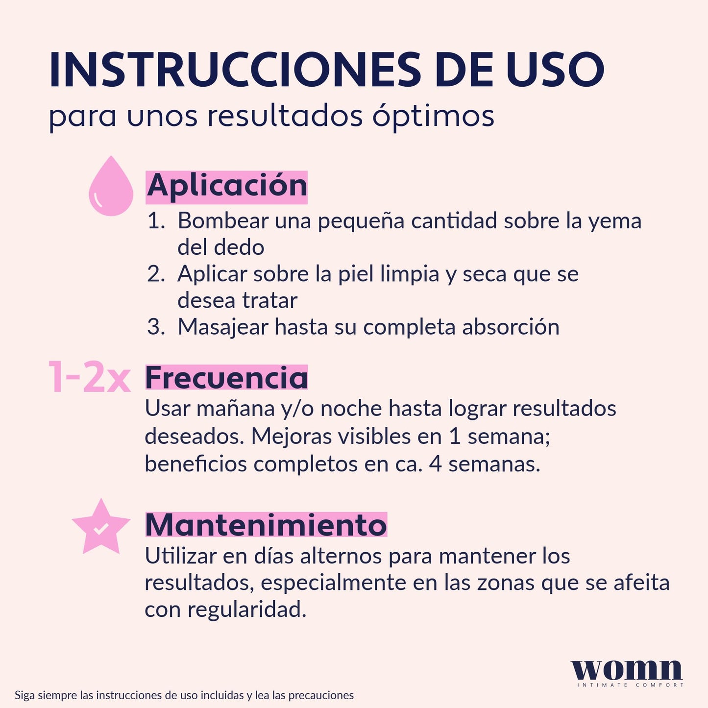 womn Intimate Comfort SUERO VELLO ENCARNADO - Contra vellos encarnados, granos de afeitado y manchas en la piel, 50 ml