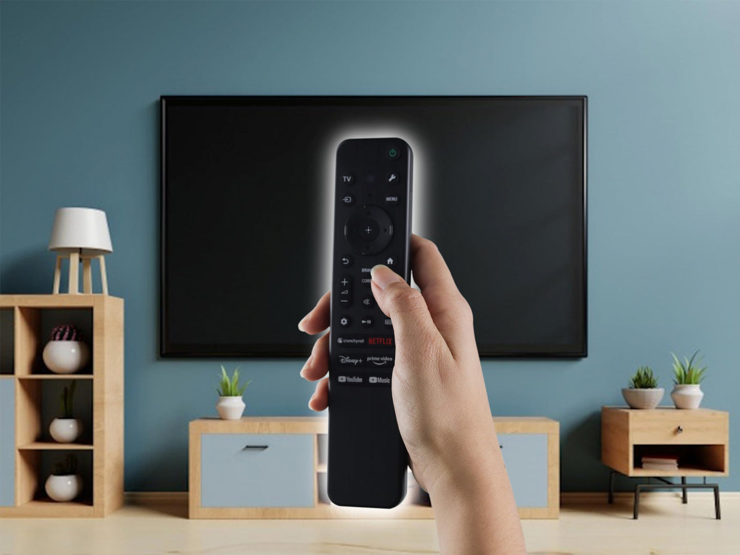 CONTROL EXPERT Control Compatible con Sony Smart TV Directo 4K Pantalla