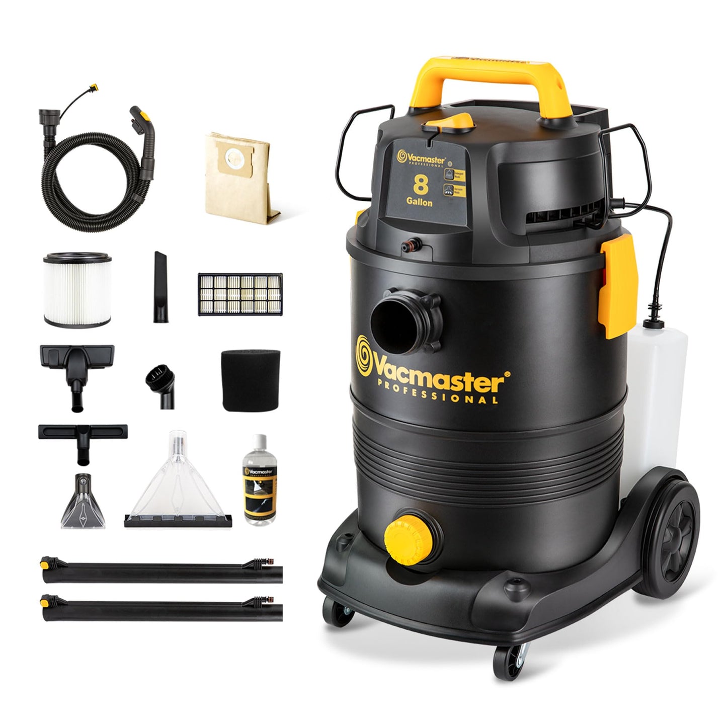 Aspiradora Vacmaster VK809PWR 30 Litros Aspirador de Champú Húmedo Seco Tapicería