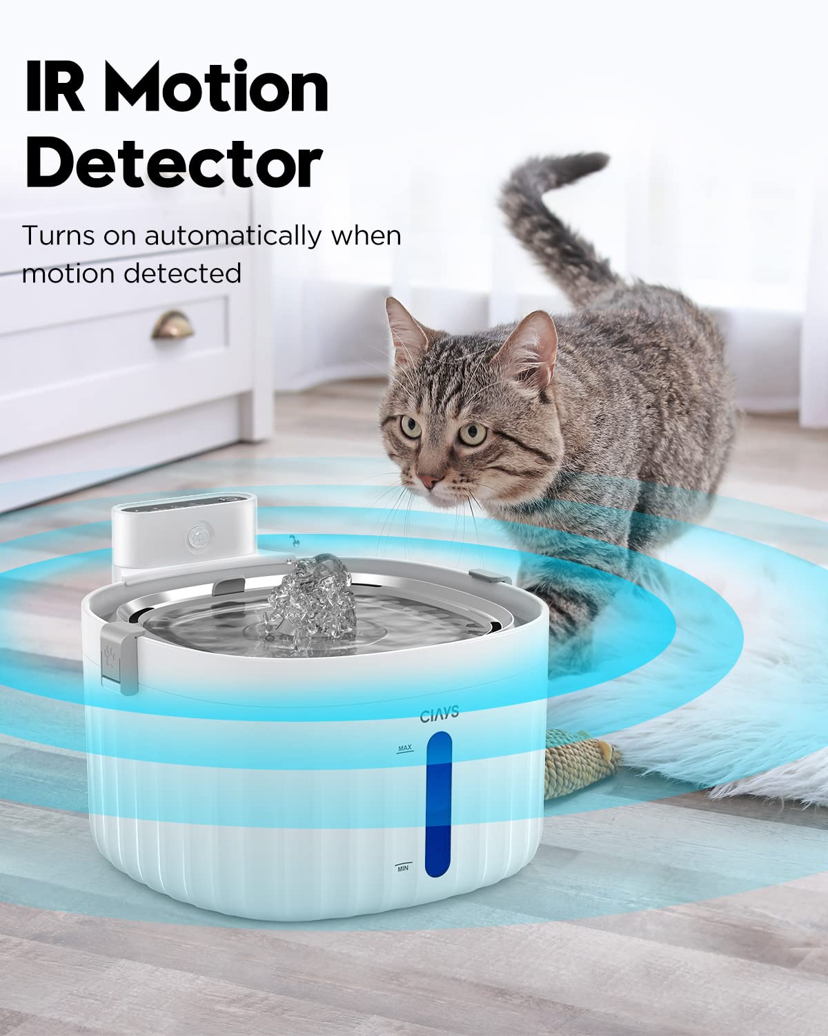 Ciays Fuente de Agua para Gatos
