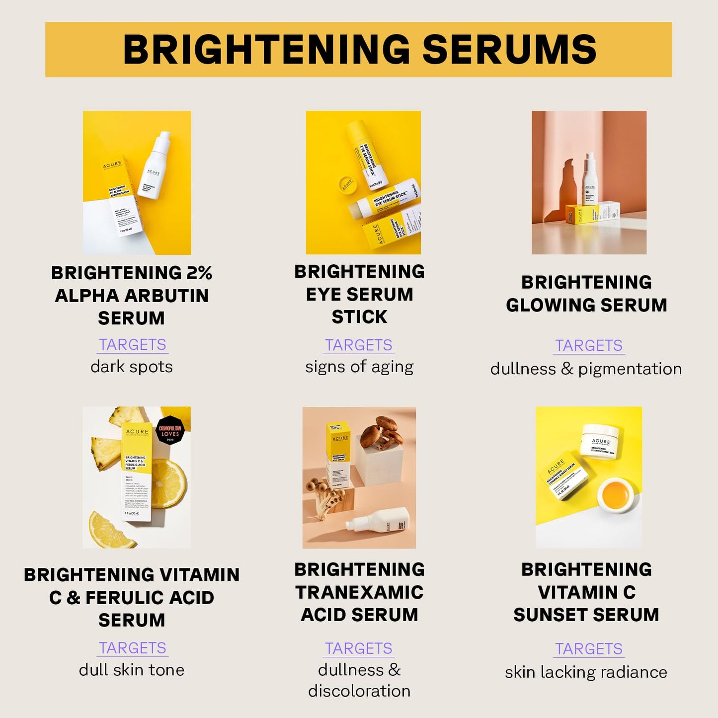 Serum Facial Reafirmante Acure 1 Onza - ¡Consigue una piel firme y radiante!