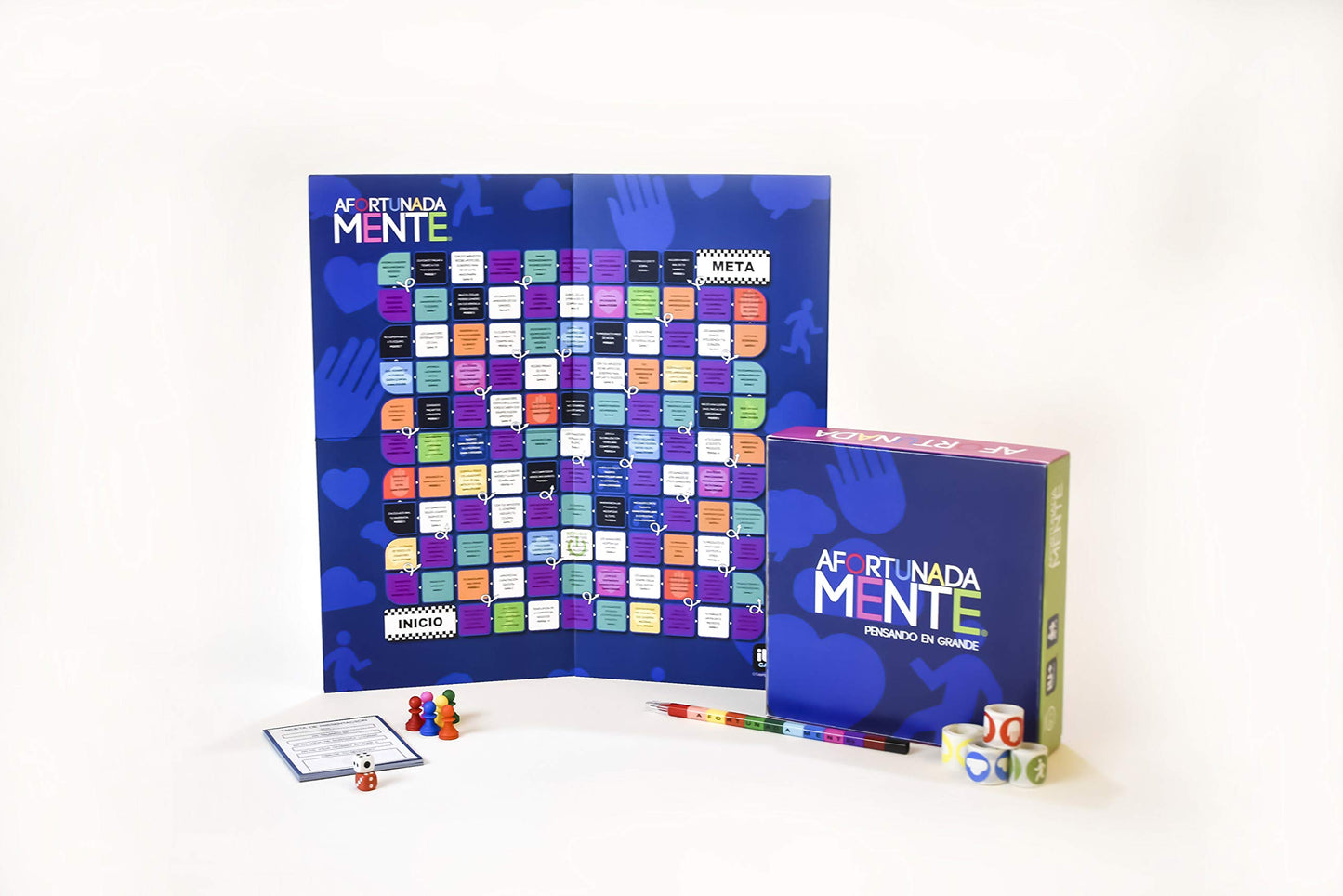 AFORTUNADA MENTE Juego de Mesa Valeria Arellano | Juego didáctico de educación financiera + Inteligencia Emocional para niños, jóvenes y Adultos ¡Nuevo! inglés & español. AfortunadaMente