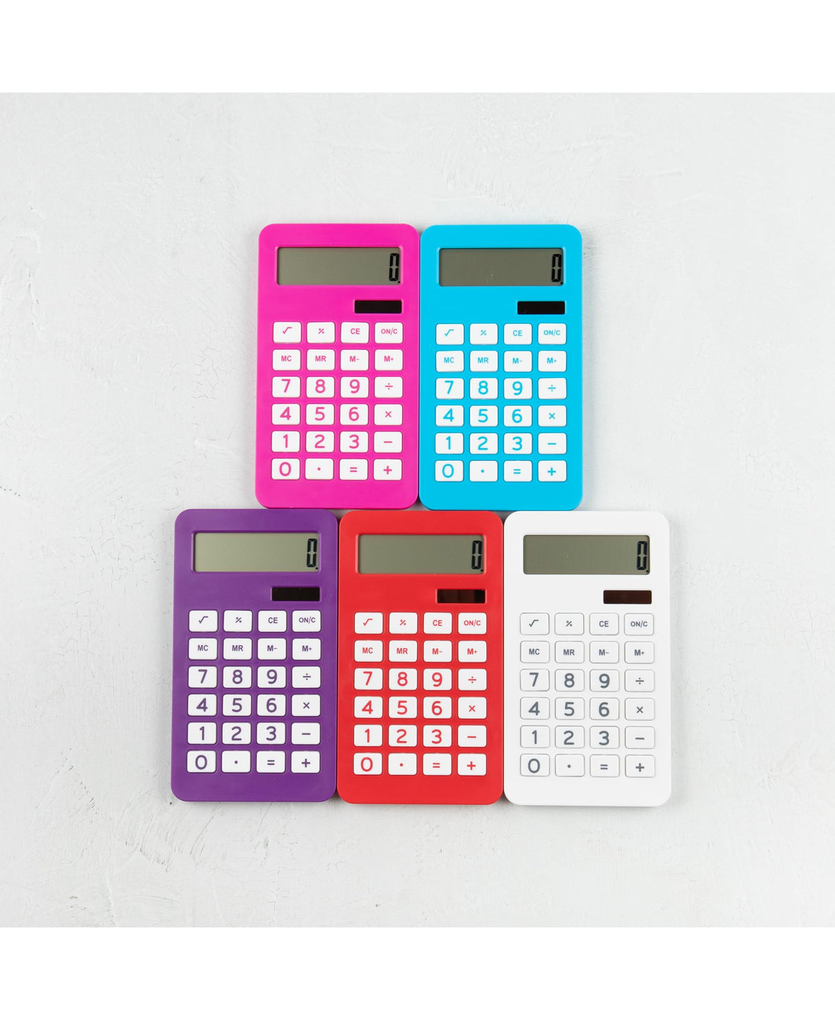 Calculadora JAM PAPER Blanca con Visualización LCD de 10 Dígitos