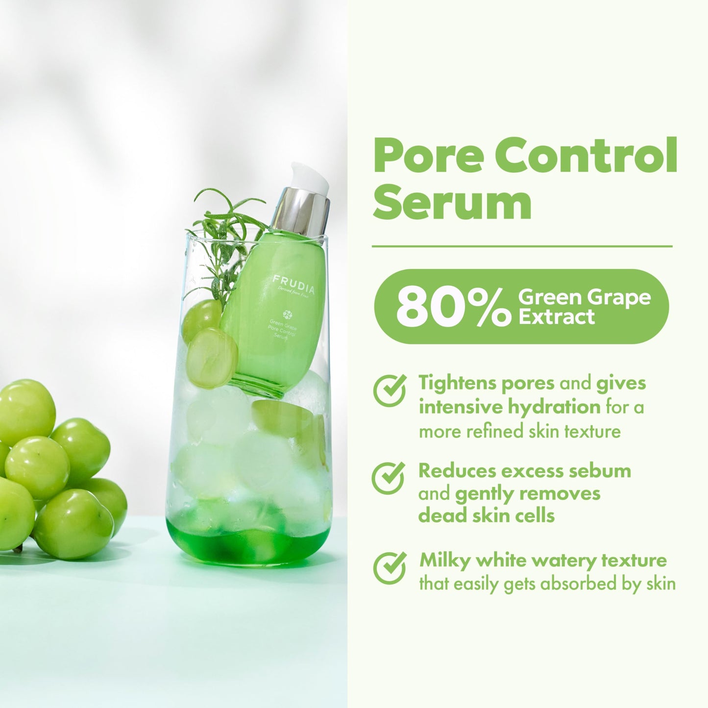Frudia Refreshing Pore Green Grape Control Serum