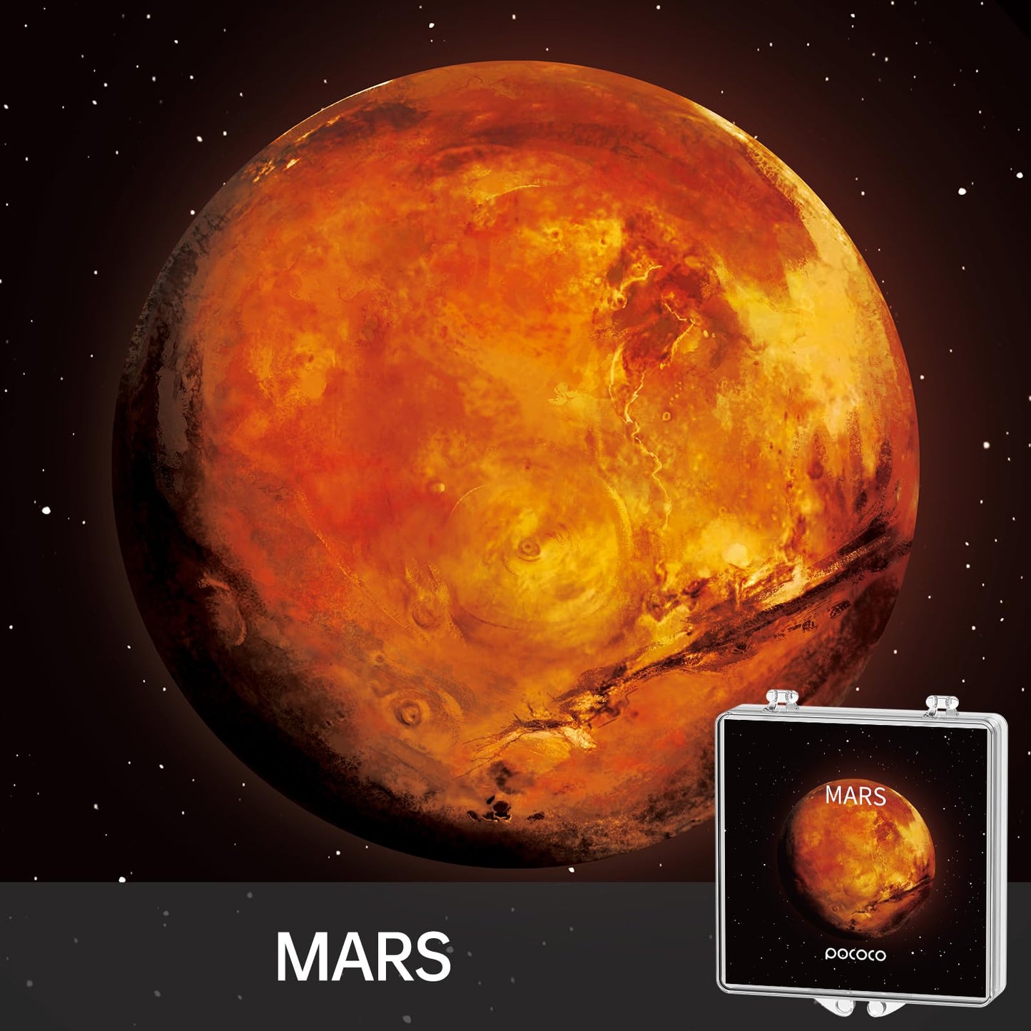 Discos Realistas Solar System - Discos para el Proyector de Estrellas POCOCO Galaxy Lite Home Planetarium, 8 Piezas, Ultra HD 5k (8 Discos)