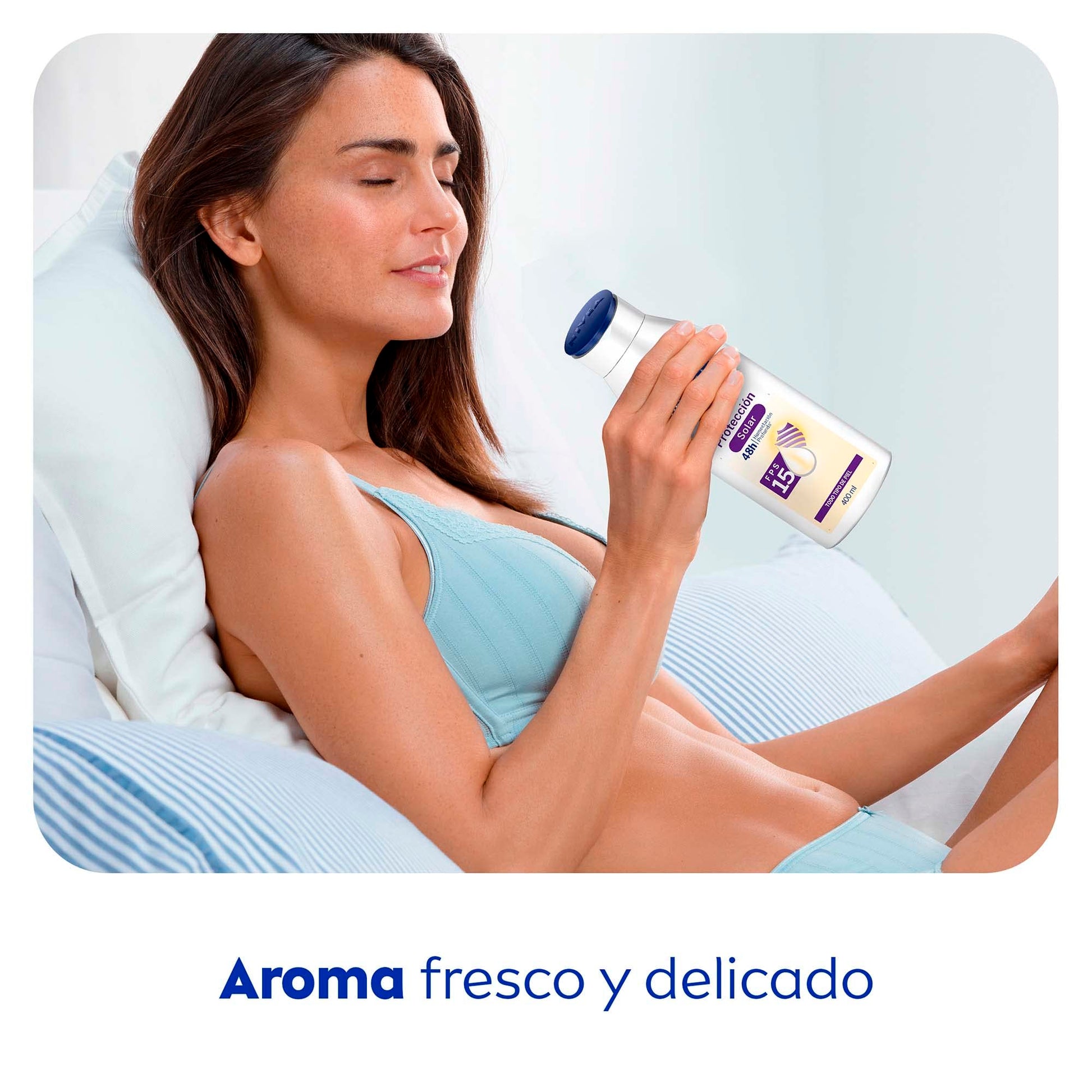 NIVEA Gel Facial Refrescante Cuidado Facial (200 ml) con ácido hialurónico, 24 horas de humectación para un piel fresca, suave y luminosa + Crema Corporal Humectante Protección Solar (400 ml)