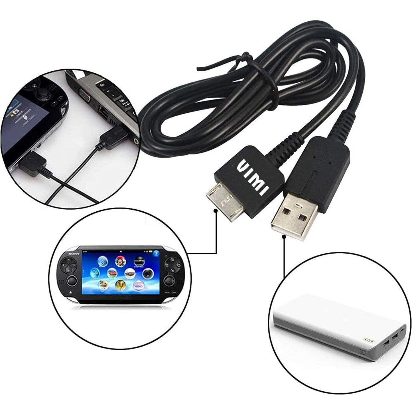 Cargador genérico Compatible para PSP Vita