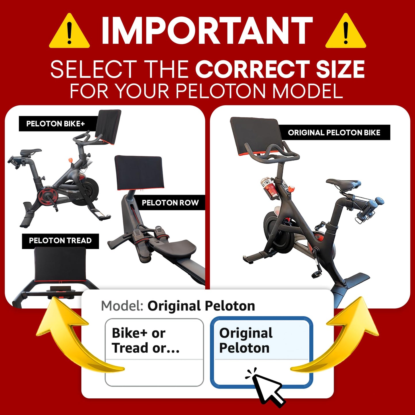 Pantalla Protectora Neoprene Premium Peloton Negro Super Suave para Monitor