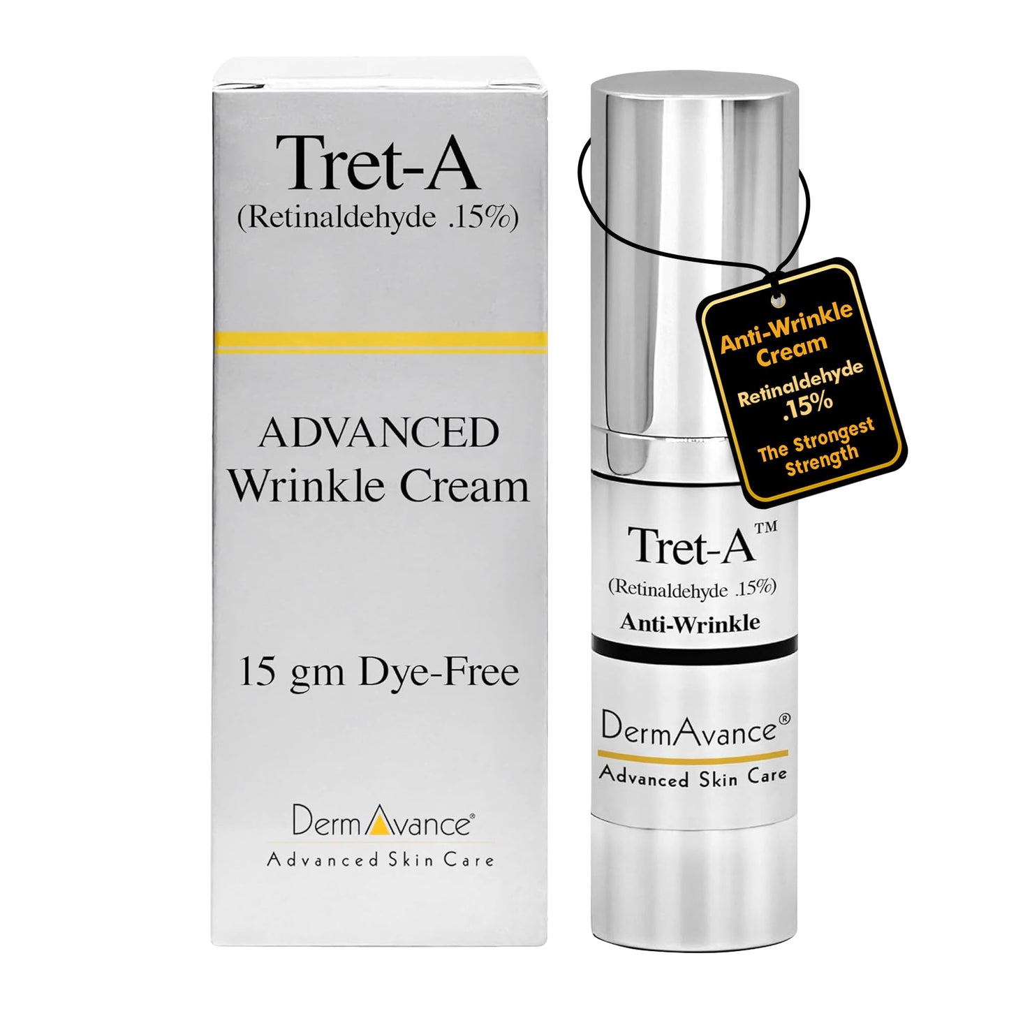 Tret-A (Retinaldehyde 0.15% Lotion The Strongest Advanced Anti-Aging and Brightening Facial Treatment 15ml